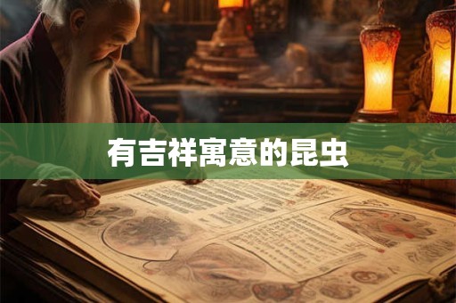 有吉祥寓意的昆虫