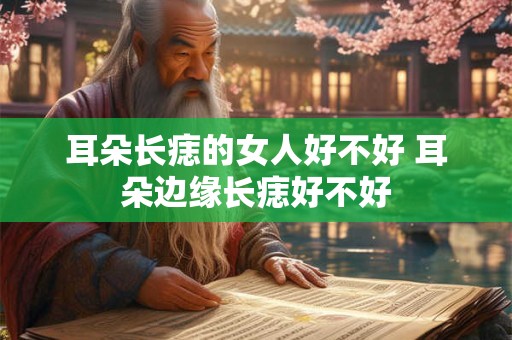 耳朵长痣的女人好不好 耳朵边缘长痣好不好