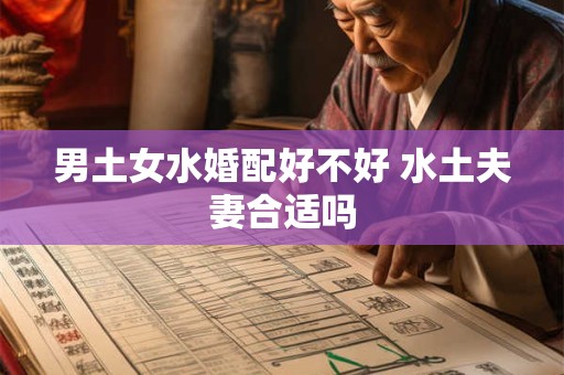 男土女水婚配好不好 水土夫妻合适吗