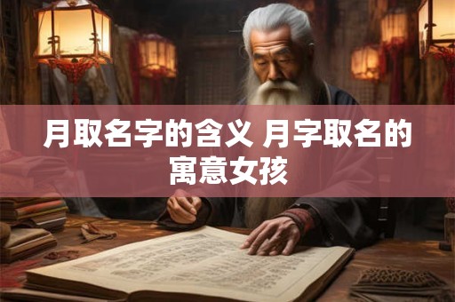 月取名字的含义 月字取名的寓意女孩