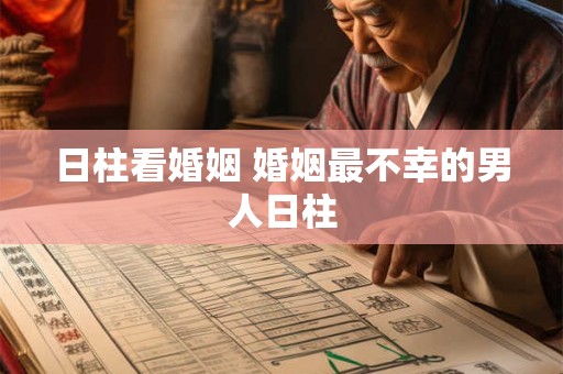 日柱看婚姻 婚姻最不幸的男人日柱