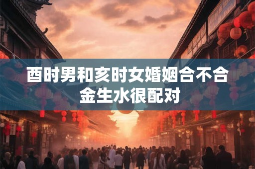 酉时男和亥时女婚姻合不合 金生水很配对