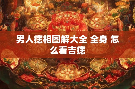 男人痣相图解大全 全身 怎么看吉痣