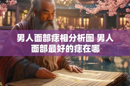 男人面部痣相分析图 男人面部最好的痣在哪