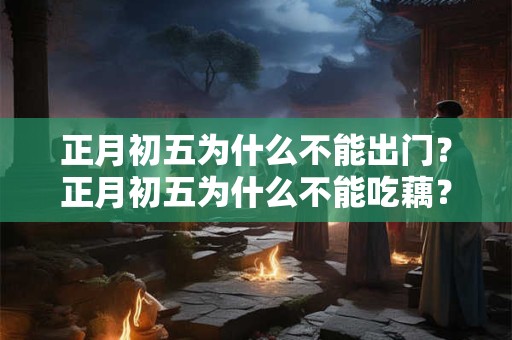 正月初五为什么不能出门？正月初五为什么不能吃藕？