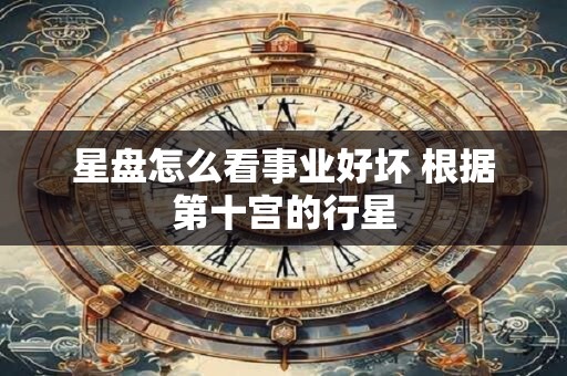 星盘怎么看事业好坏 根据第十宫的行星