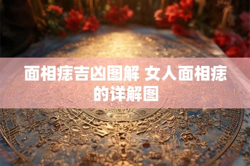 面相痣吉凶图解 女人面相痣的详解图