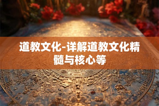 道教文化-详解道教文化精髓与核心等