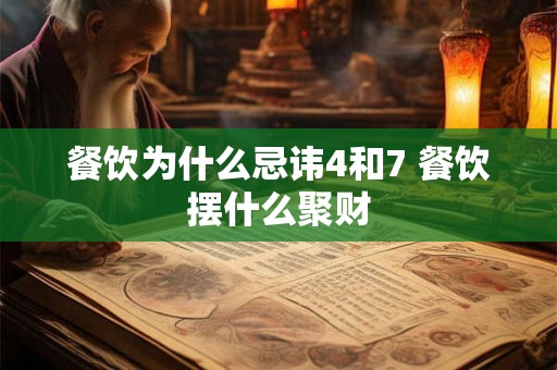 餐饮为什么忌讳4和7 餐饮摆什么聚财
