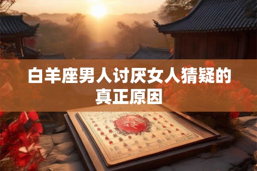白羊座男人讨厌女人猜疑的真正原因
