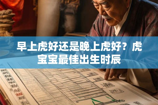 早上虎好还是晚上虎好？虎宝宝最佳出生时辰