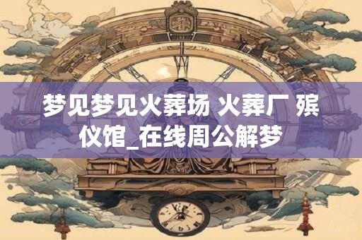 梦见梦见火葬场 火葬厂 殡仪馆_在线周公解梦