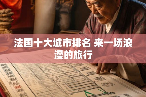法国十大城市排名 来一场浪漫的旅行