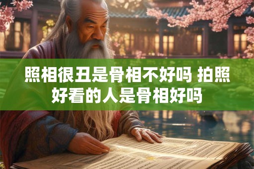 照相很丑是骨相不好吗 拍照好看的人是骨相好吗