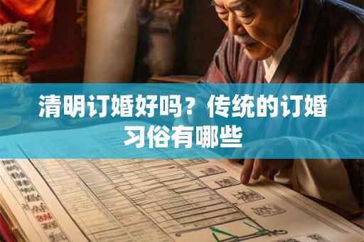 详细阅读:清明订婚好吗?传统的订婚习俗有哪些 清明订婚好吗?传统的订婚习俗有哪些