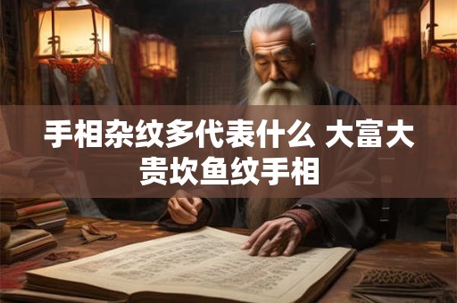 手相杂纹多代表什么 大富大贵坎鱼纹手相