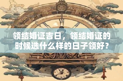 领结婚证吉日，领结婚证的时候选什么样的日子领好？