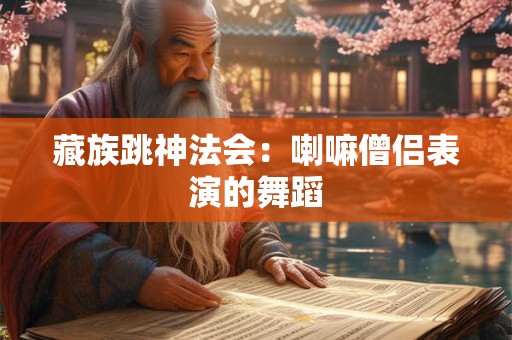 藏族跳神法会：喇嘛僧侣表演的舞蹈