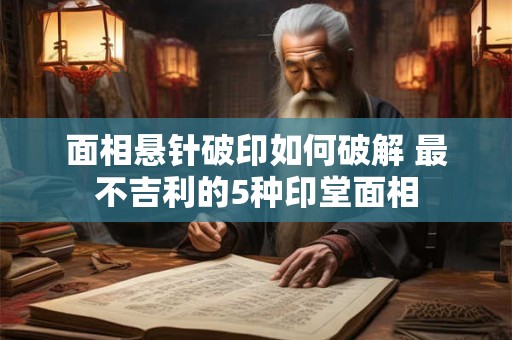 面相悬针破印如何破解 最不吉利的5种印堂面相