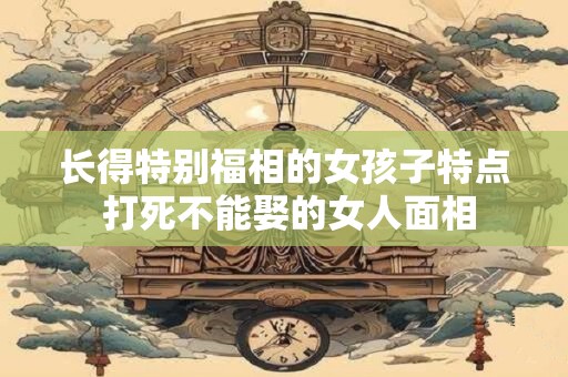 长得特别福相的女孩子特点 打死不能娶的女人面相