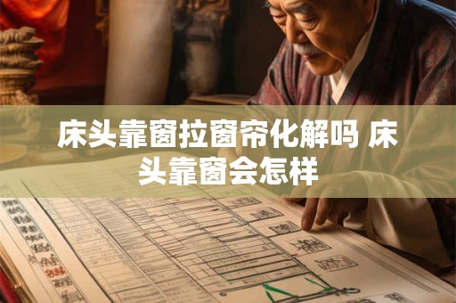床头靠窗拉窗帘化解吗 床头靠窗会怎样