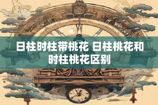 日柱时柱带桃花 日柱桃花和时柱桃花区别
