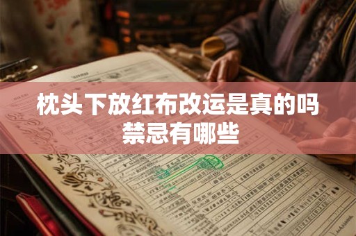枕头下放红布改运是真的吗 禁忌有哪些