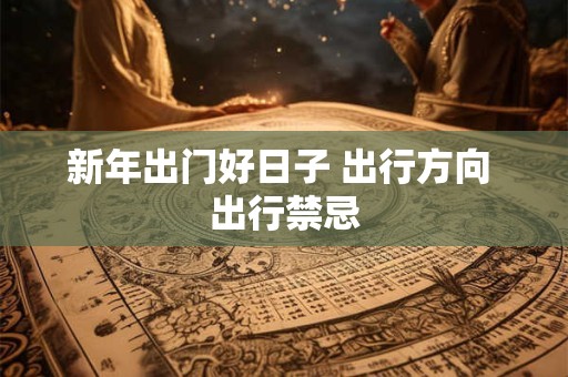 新年出门好日子 出行方向 出行禁忌