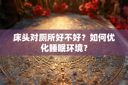 床头对厕所好不好？如何优化睡眠环境？