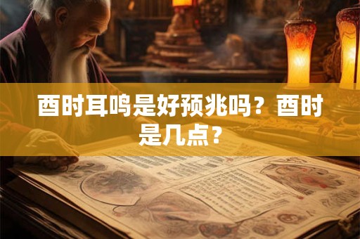 酉时耳鸣是好预兆吗？酉时是几点？