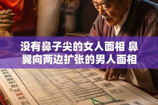 没有鼻子尖的女人面相 鼻翼向两边扩张的男人面相