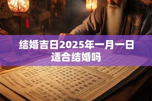 详细阅读:结婚吉日2025年一月一日适合结婚吗 结婚吉日2025年一月一日适合结婚吗