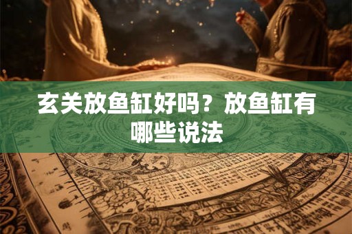 玄关放鱼缸好吗？放鱼缸有哪些说法