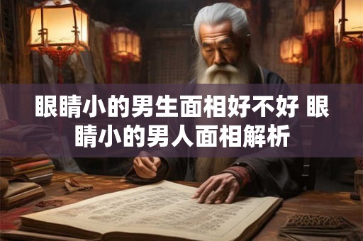 眼睛小的男生面相好不好 眼睛小的男人面相解析