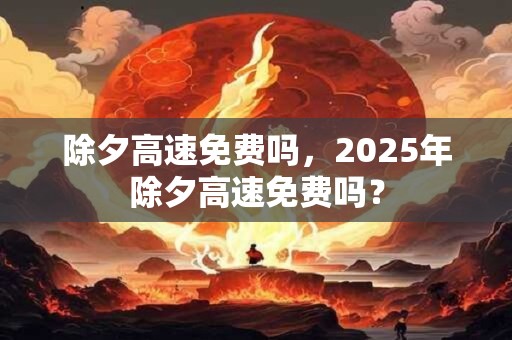 除夕高速免费吗，2025年除夕高速免费吗？