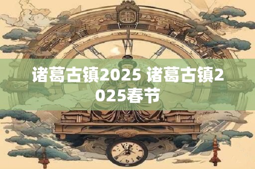 诸葛古镇2025 诸葛古镇2025春节