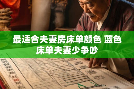 最适合夫妻房床单颜色 蓝色床单夫妻少争吵