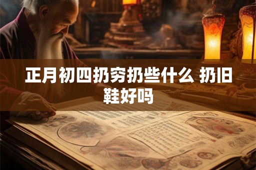 正月初四扔穷扔些什么 扔旧鞋好吗