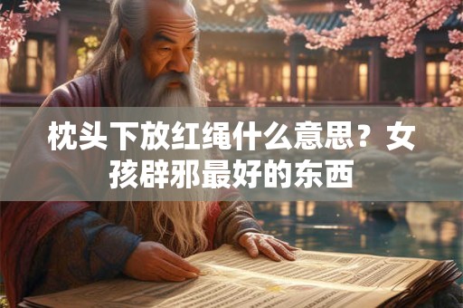 枕头下放红绳什么意思？女孩辟邪最好的东西