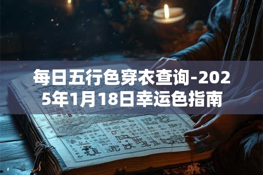 每日五行色穿衣查询-2025年1月18日幸运色指南