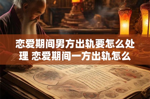恋爱期间男方出轨要怎么处理 恋爱期间一方出轨怎么解决