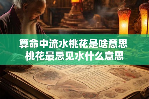 算命中流水桃花是啥意思 桃花最忌见水什么意思