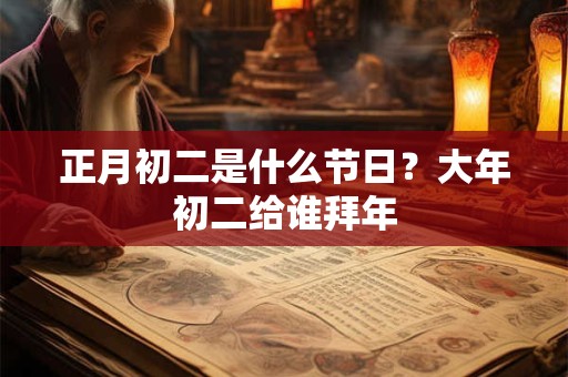 正月初二是什么节日？大年初二给谁拜年