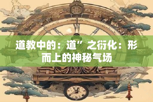 道教中的：道”之衍化：形而上的神秘气场