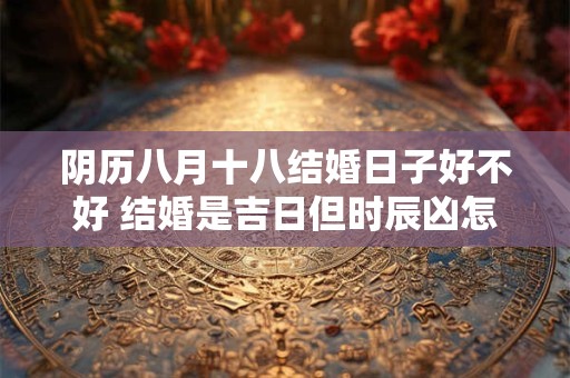 阴历八月十八结婚日子好不好 结婚是吉日但时辰凶怎么办