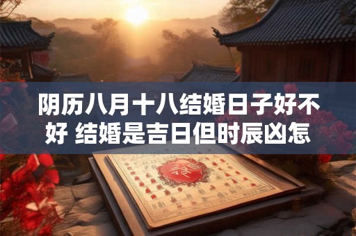 阴历八月十八结婚日子好不好 结婚是吉日但时辰凶怎么办