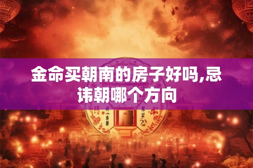 金命买朝南的房子好吗,忌讳朝哪个方向