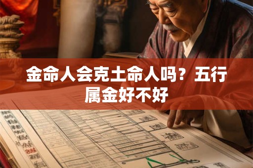 金命人会克土命人吗？五行属金好不好