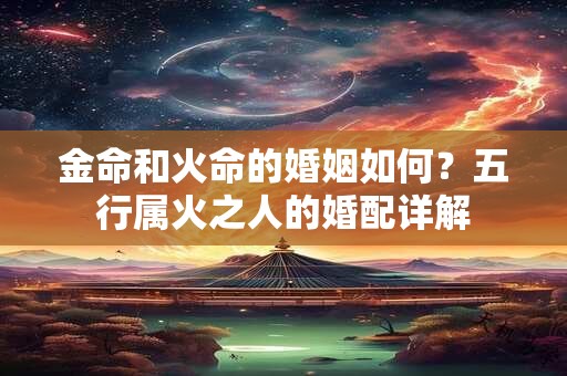 金命和火命的婚姻如何？五行属火之人的婚配详解