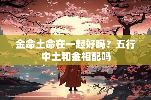 金命土命在一起好吗？五行中土和金相配吗
